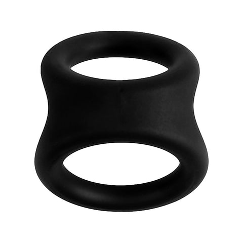 Playful Nero Soft Silicone Two Way Cock Ring by Evolved