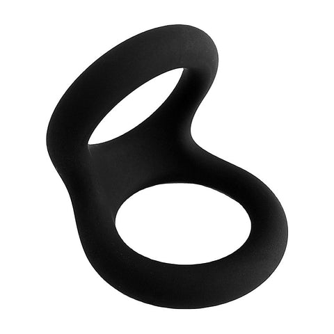 Playful Nero Soft Silicone Two Way Cock Ring by Evolved