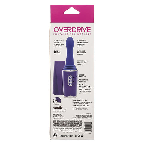 Overdrive Portable Sex Machine Travel Thruster