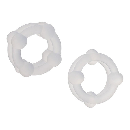 Alpha Liquid Silicone Double Stacker Cock Ring
