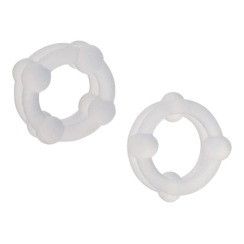 Alpha Liquid Silicone Double Stacker Cock Ring