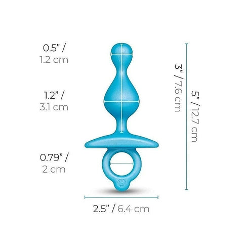 Butties Pop Beaded Silicone Butt Plug by B-Vibe