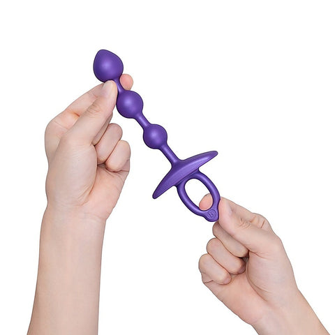 Butties ZIP Silicone Anal Beads by B-Vibe