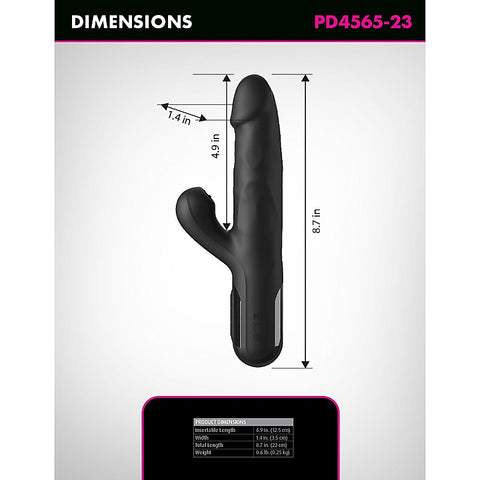 Fetish Fantasy Series Sonix Silicone Thruster Rabbit Vibe