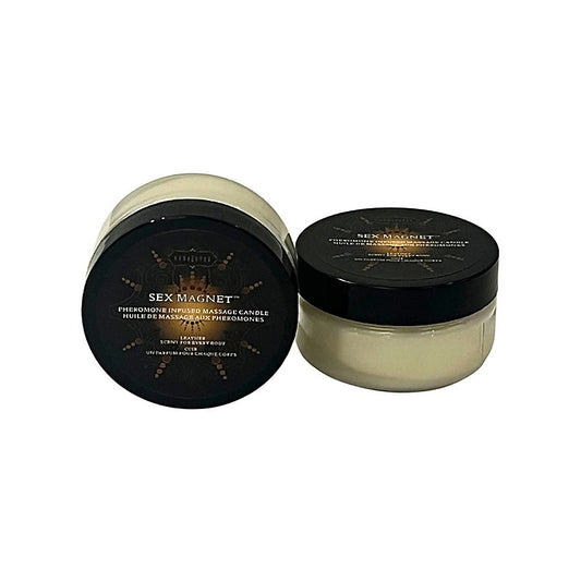 LEATHER Sex Magnet Pheromone 1.7 oz Candle by Kama Sutra