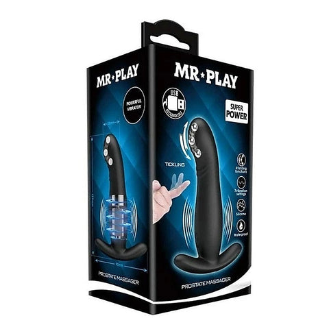 Mr Play Silicone Vibrating Prostate Massager by Baile