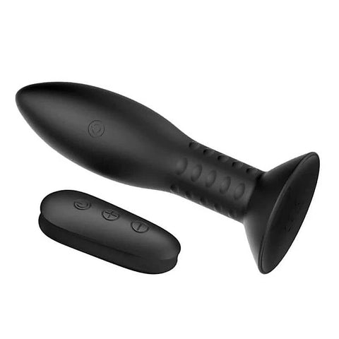 Remote Control Rotation Beads Anal Plug by Baile