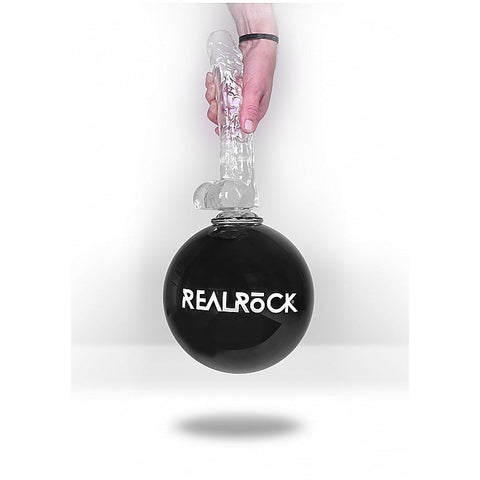 Realrock Realistic Dildo With Balls 25.4 cm by Shots Toys