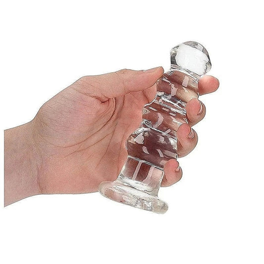 Realrock Crystal Clear 5.5 Inch Curvy Dildo/Plug