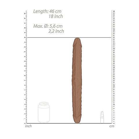 Realrock Double Ender Realistic Dong by Shots Toys