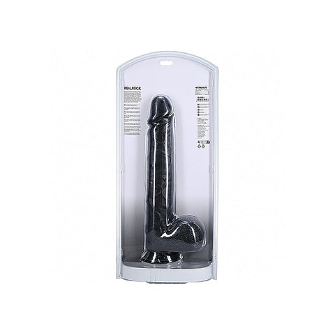 Realrock Extra Large Straight D/ildo with Balls 35.5cm