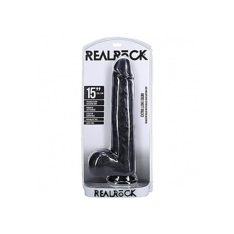 RealRock Extra Large Realistic Dong with Balls by Shots Toys