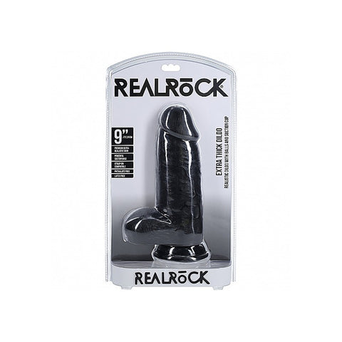 RealRock Extra Thick Realistic Skin Dildo with Balls