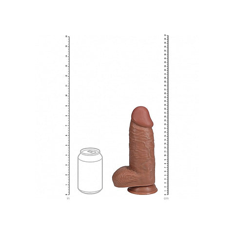 RealRock Extra Thick Realistic Skin Dildo with Balls
