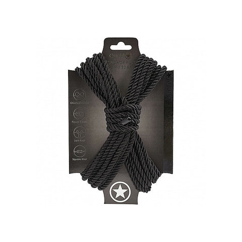 OUCH! Silky Smooth Nylon Bondage Rope 10m by Shots Toys