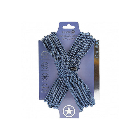 OUCH! Silky Smooth Nylon Bondage Rope 10m by Shots Toys