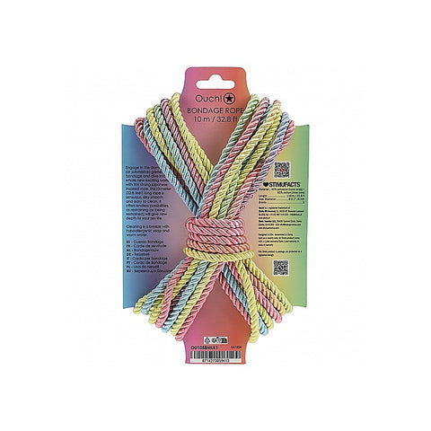 OUCH! Silky Smooth Nylon Bondage Rope 10m by Shots Toys