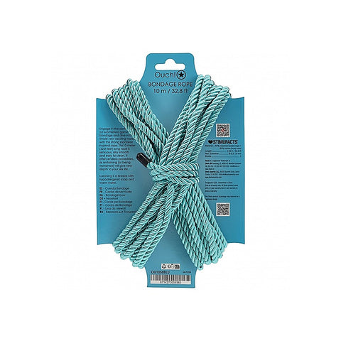 OUCH! Silky Smooth Nylon Bondage Rope 10m by Shots Toys