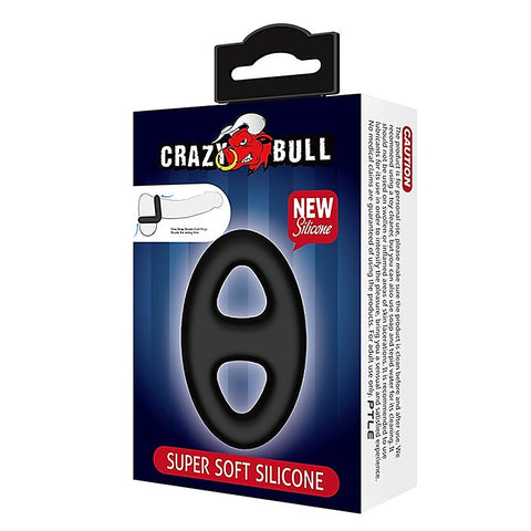 Silicone Oval Cock & Ball Ring by CRAZY BULL