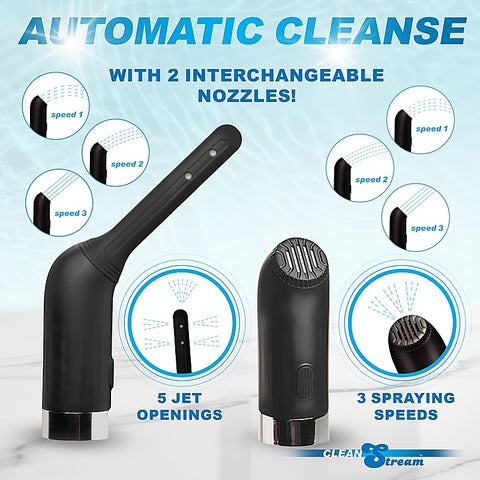 CleanStream Automatic Rechargeable Enema Set by XR Brands