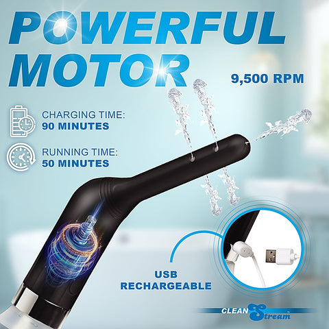 CleanStream Automatic Rechargeable Enema Set by XR Brands