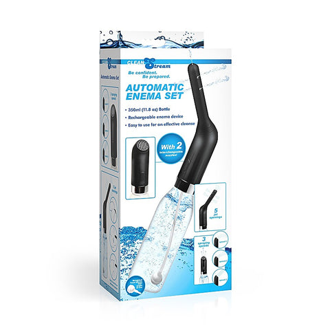 CleanStream Automatic Rechargeable Enema Set by XR Brands