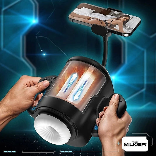 Cyber Milker Stroking & Vibrating Masturbator by XR Brands