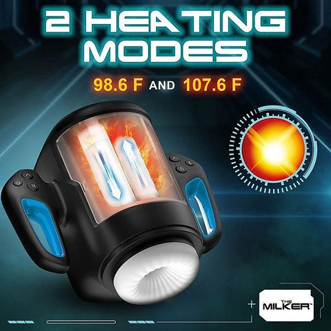 Cyber Milker Stroking & Vibrating Masturbator by XR Brands