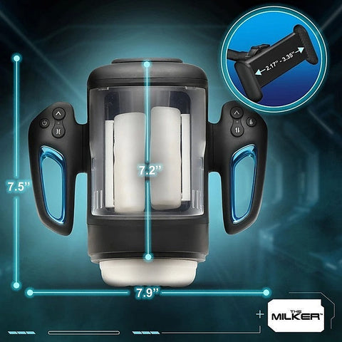 Cyber Milker Stroking & Vibrating Masturbator by XR Brands