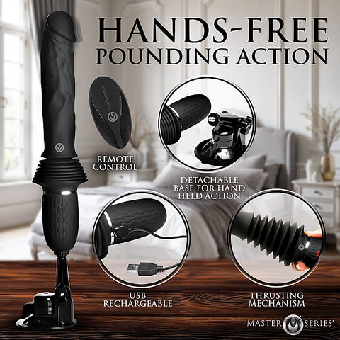 Ultimate Power Pounder Vibrating Dildo by XR Brands