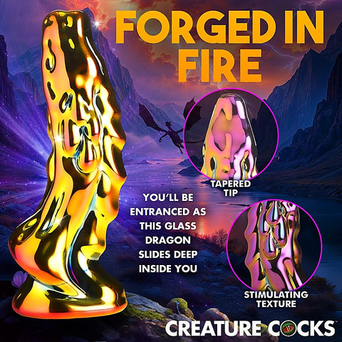 Dragon Glass Fantasy Dildo by XR Brands