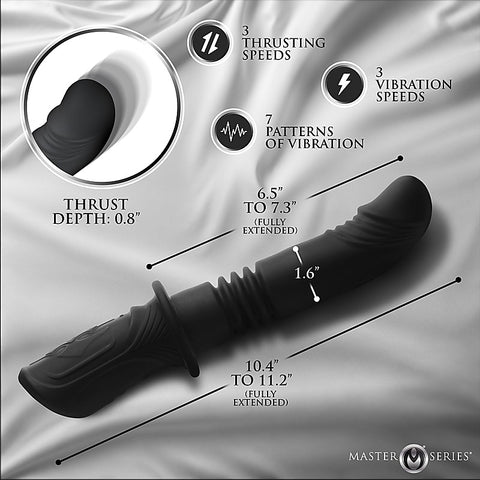 Master Series Power Thrusting Vibrator by XR Brands