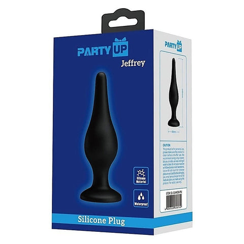JEFFREY 14 cm Silicone Butt Plug by Party Up