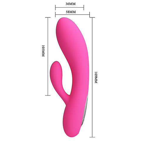 CLARE Flexible Rechargeable Rabbit Vibrator by Party Up