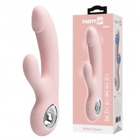 DAVE USB Rechargeable Rabbit Vibrator by Party Up