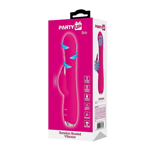 ERIC Rotating Beads Rabbit Vibrator by Party Up