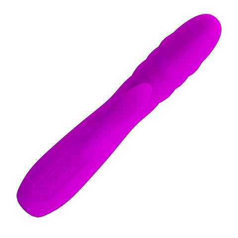 BOB Rechargeable Thrusting Rabbit Vibrator by Party Up