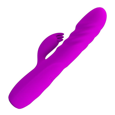 BOB Rechargeable Thrusting Rabbit Vibrator by Party Up