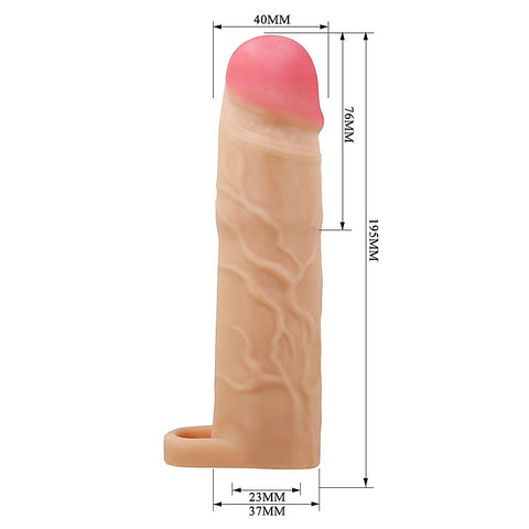 RICHARD 3 Inch Penis Sleeve with Ball Strap by Party Up