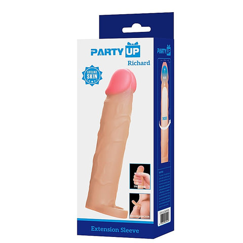 RICHARD 3 Inch Penis Sleeve with Ball Strap by Party Up