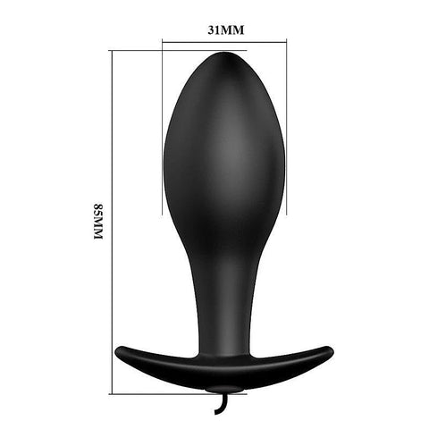 JASON Vibrating Butt Plug with Remote by Party Up