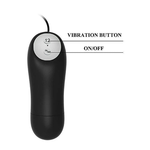 JASON Vibrating Butt Plug with Remote by Party Up