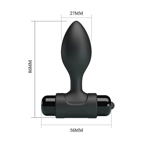 KEN Silicone Vibrating Butt Plug by Party Up