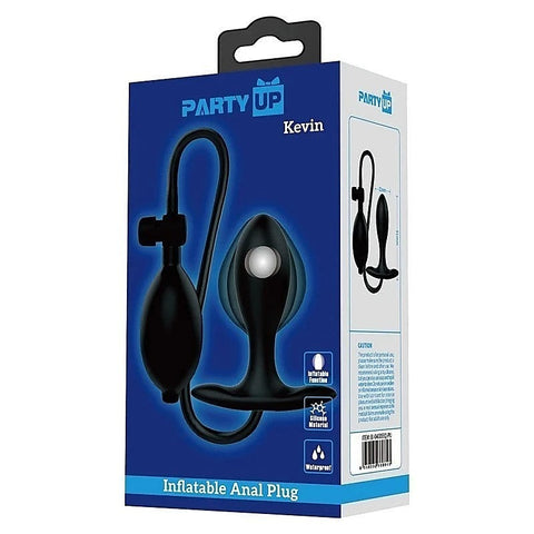 KEVIN Silicone Inflatable Butt Plug by Party Up