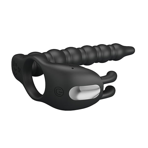 MARCUS Vibrating Cock Ring & Anal Plug by Party Up