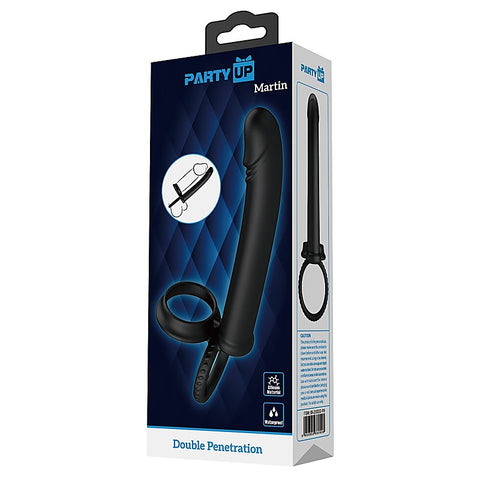 MARTIN Cock & Ball Rings with Double Penetrator by Party Up