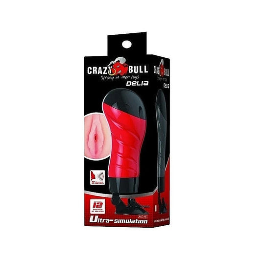 CRAZY BULL DELIA Suction Base Vibrating Stroker by Baile
