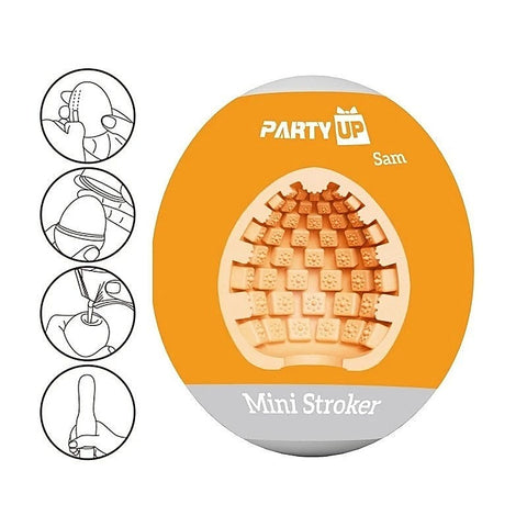 SAM Realistic Mini Male Strokers by Party Up