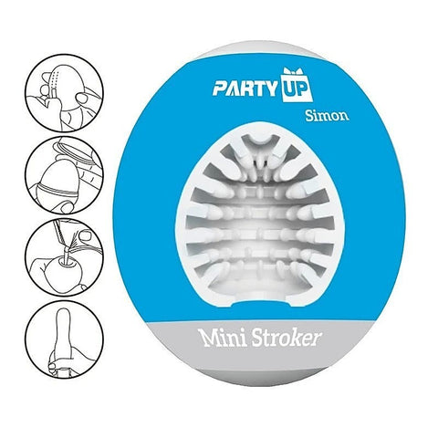 SIMON Waterproof Male Mini Stroker by Party Up