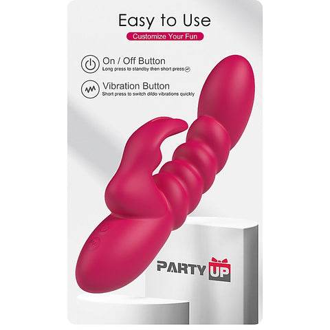 BRYNLYN USB Rechargeable Rabbit Vibrator by Party Up